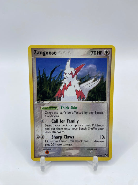 Zangoose Rare Ex Power Keepers 25/108