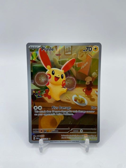 Plusle Art Rare Full Art Paradox Rift 193/182