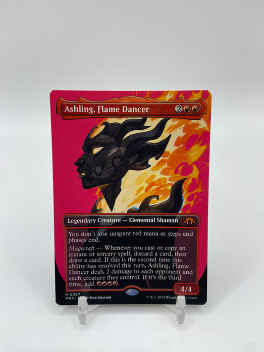 Ashling, Flame Dancer Mythic Non Holo (Borderless) Modern Horizons 3 367