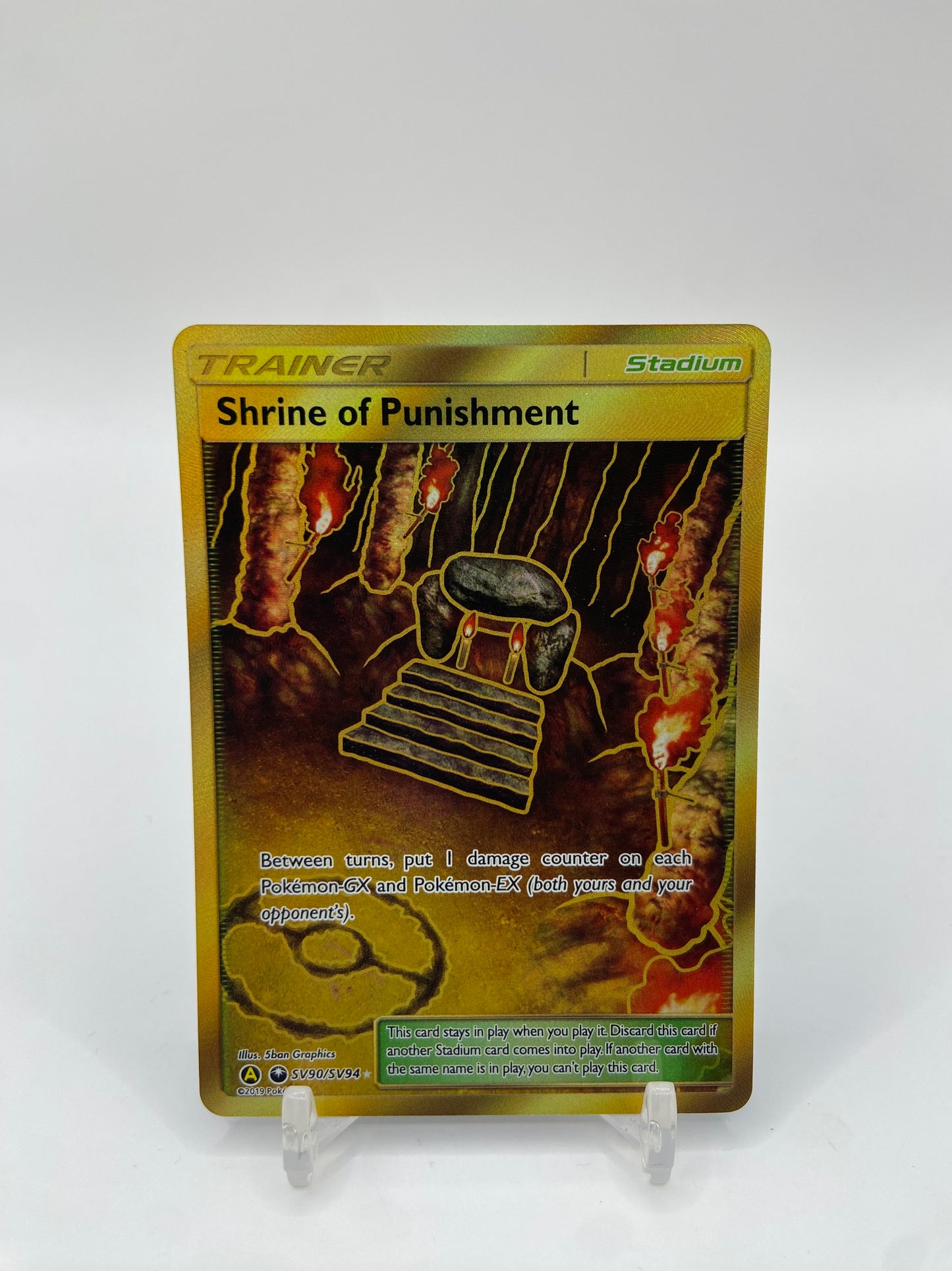 Shrine Of Punishment Gold Secret Rare Hidden Fates SV90/SV94