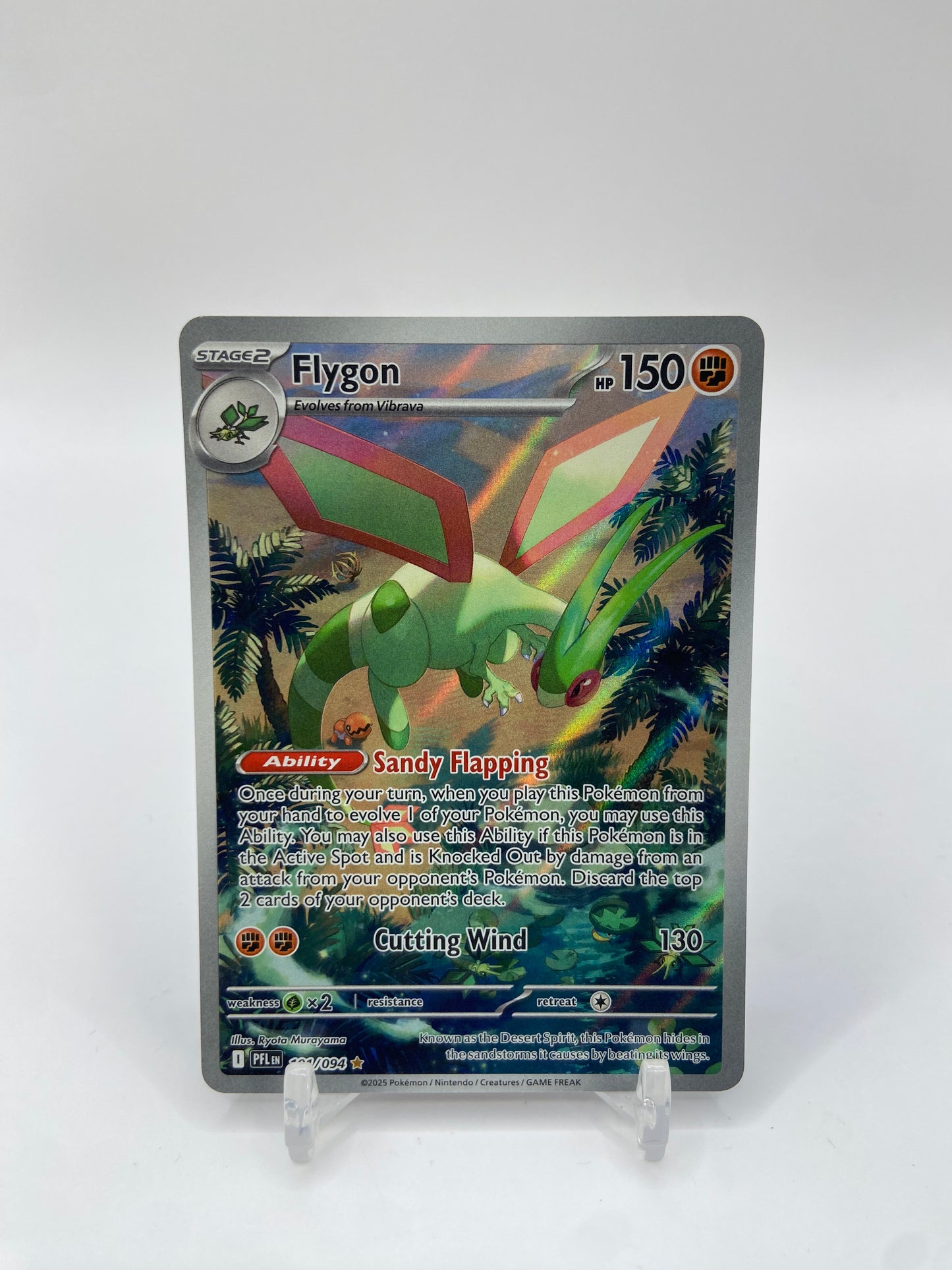 Flygon Art Rare Full Art Phantasmal Flames 101/094
