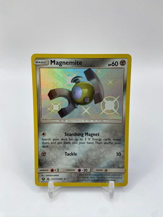 shiny magnemite pokemon card POKÉMON HIDDEN FATES SHINY VAULT SV27/SV94 MAGNEMITE (HOLO) main image 0