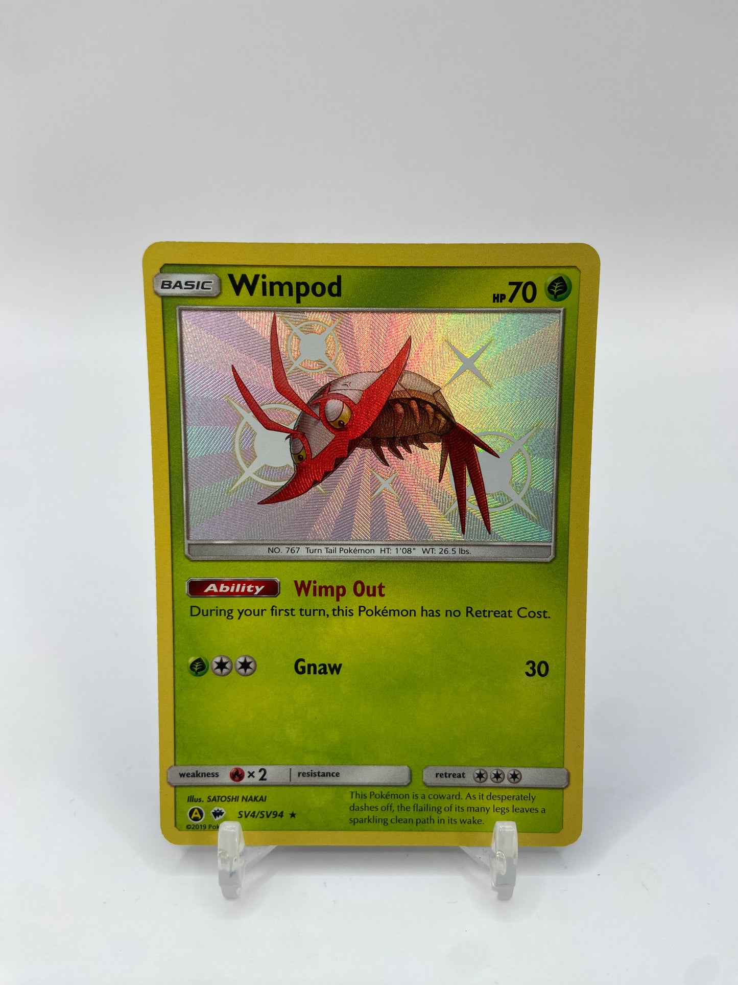Wimpod Shiny Hidden Fates SV4/SV94