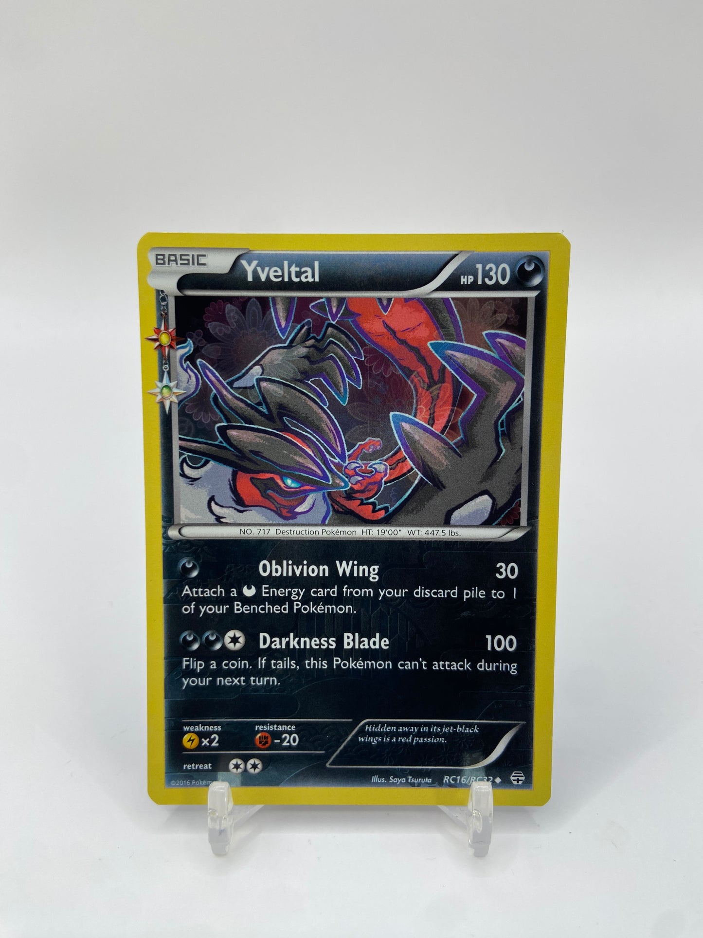 Yveltal Holo Radiant Collection Generations RC16/RC32