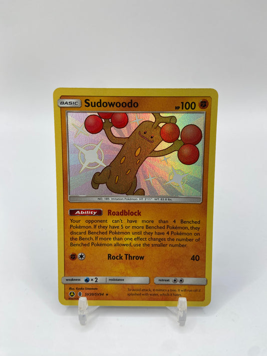 Sudowoodo Shiny Hidden Fates SV20/SV94