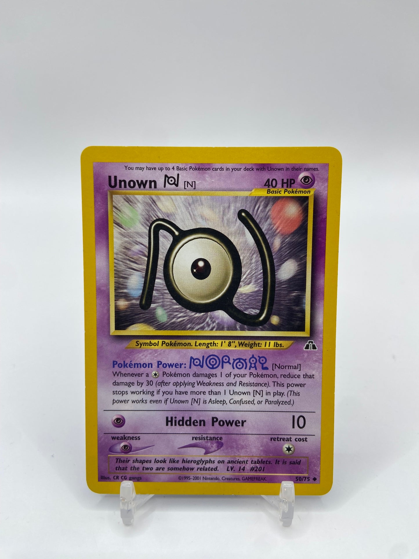 Unown ( N ) Neo Discovery 50/75