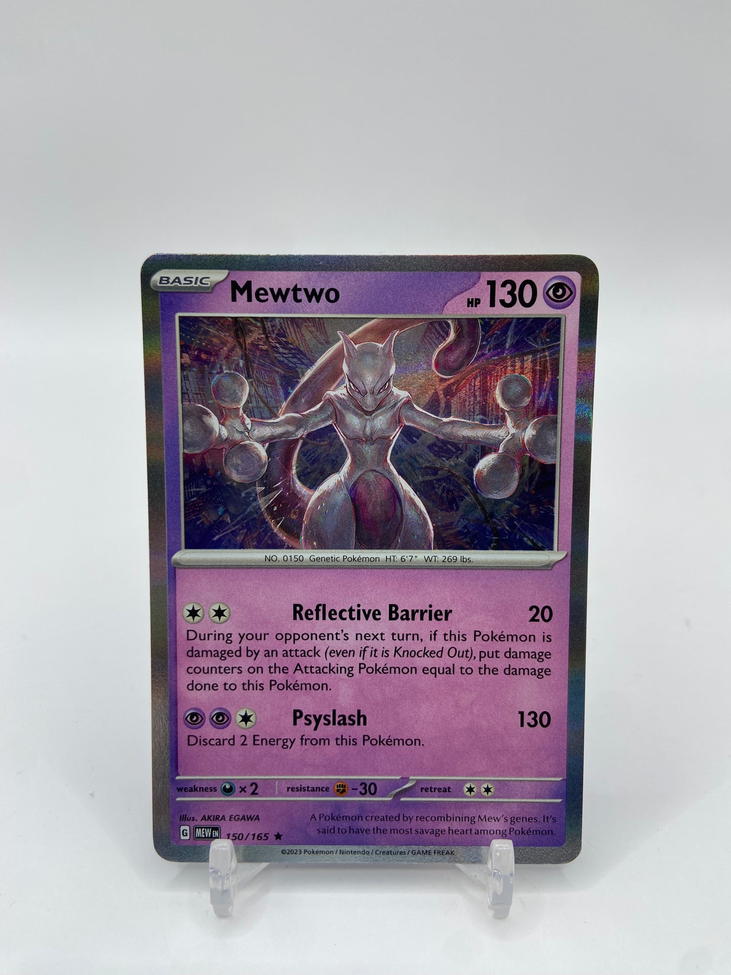 Mewtwo Holo 151 150/165