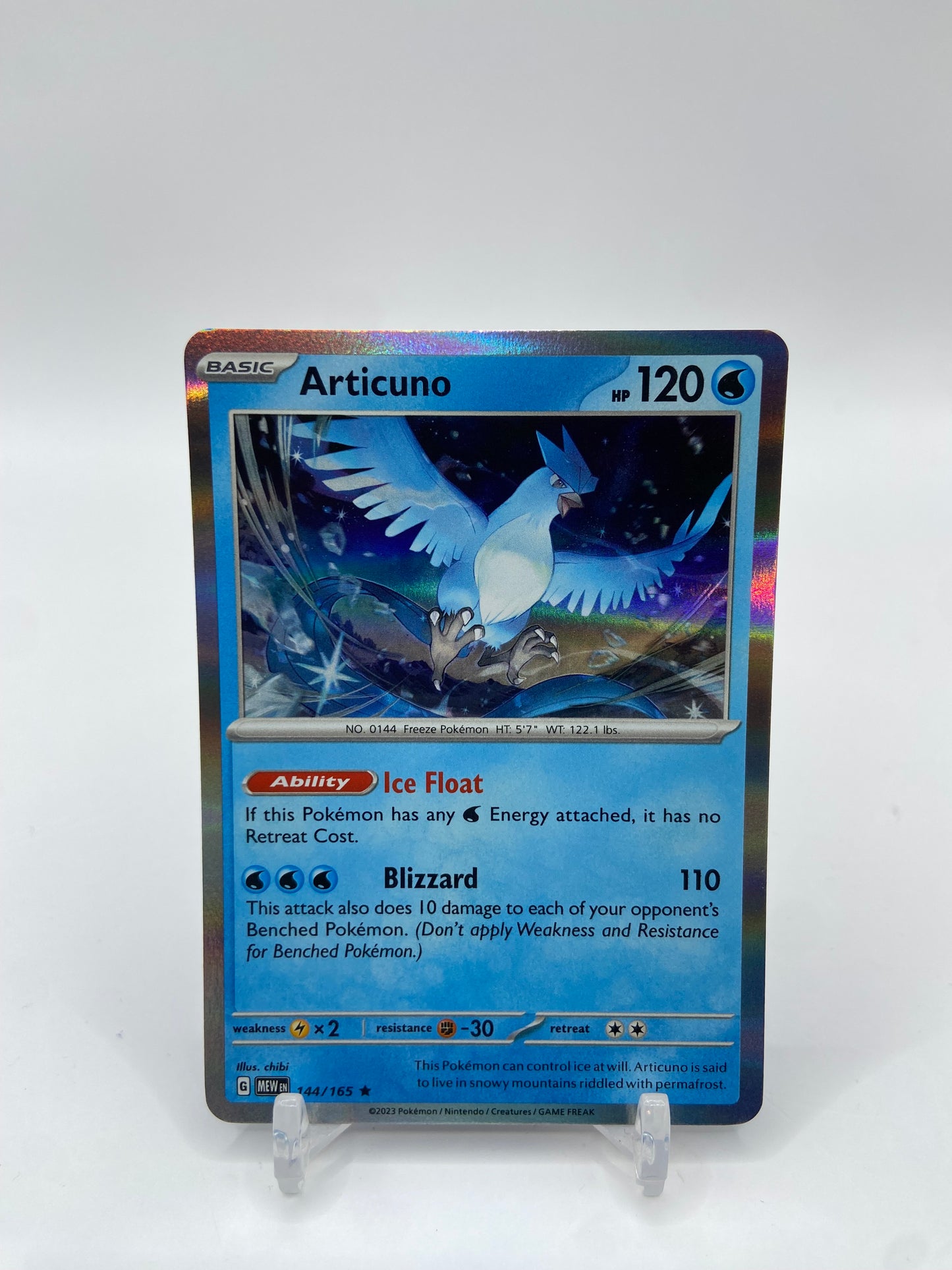 Articuno Holo 151 144/165