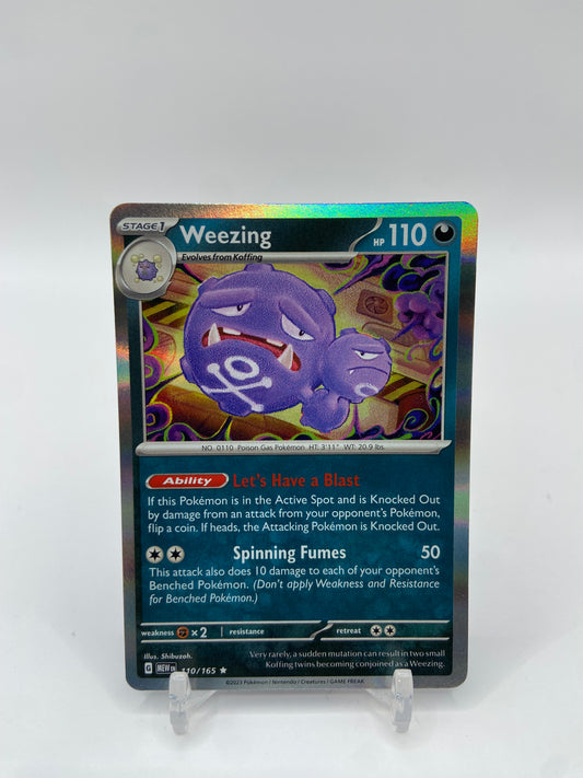 Weezing Holo 151 110/165
