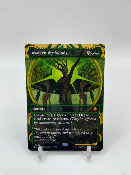 Awaken the Woods Rare Non Foil Secrets of Strixhaven: Mystical Archive 49