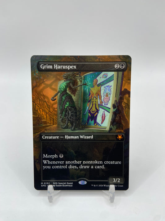 Grim Haruspex Mythic Non Foil (Borderless) Special Guests 152
