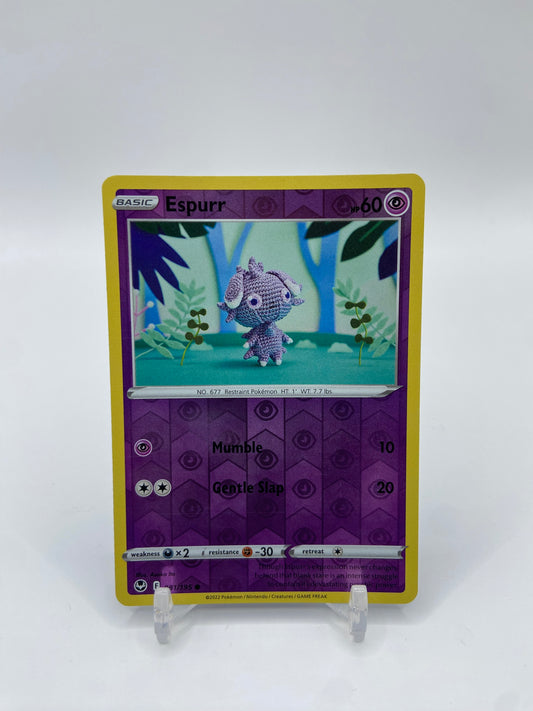 Espurr Reverse Holo Silver Tempest 081/195