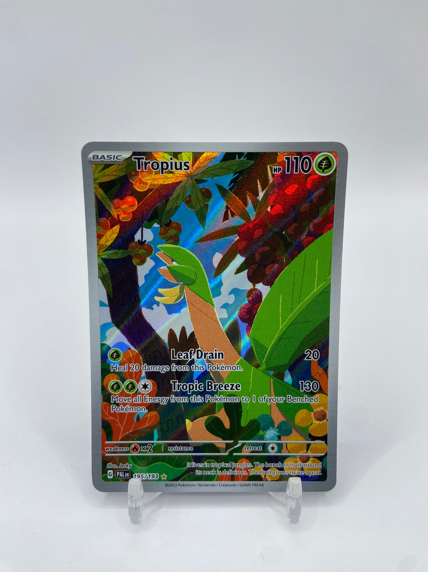 Tropius Art Rare Full Art Paldea Evolved 195/193