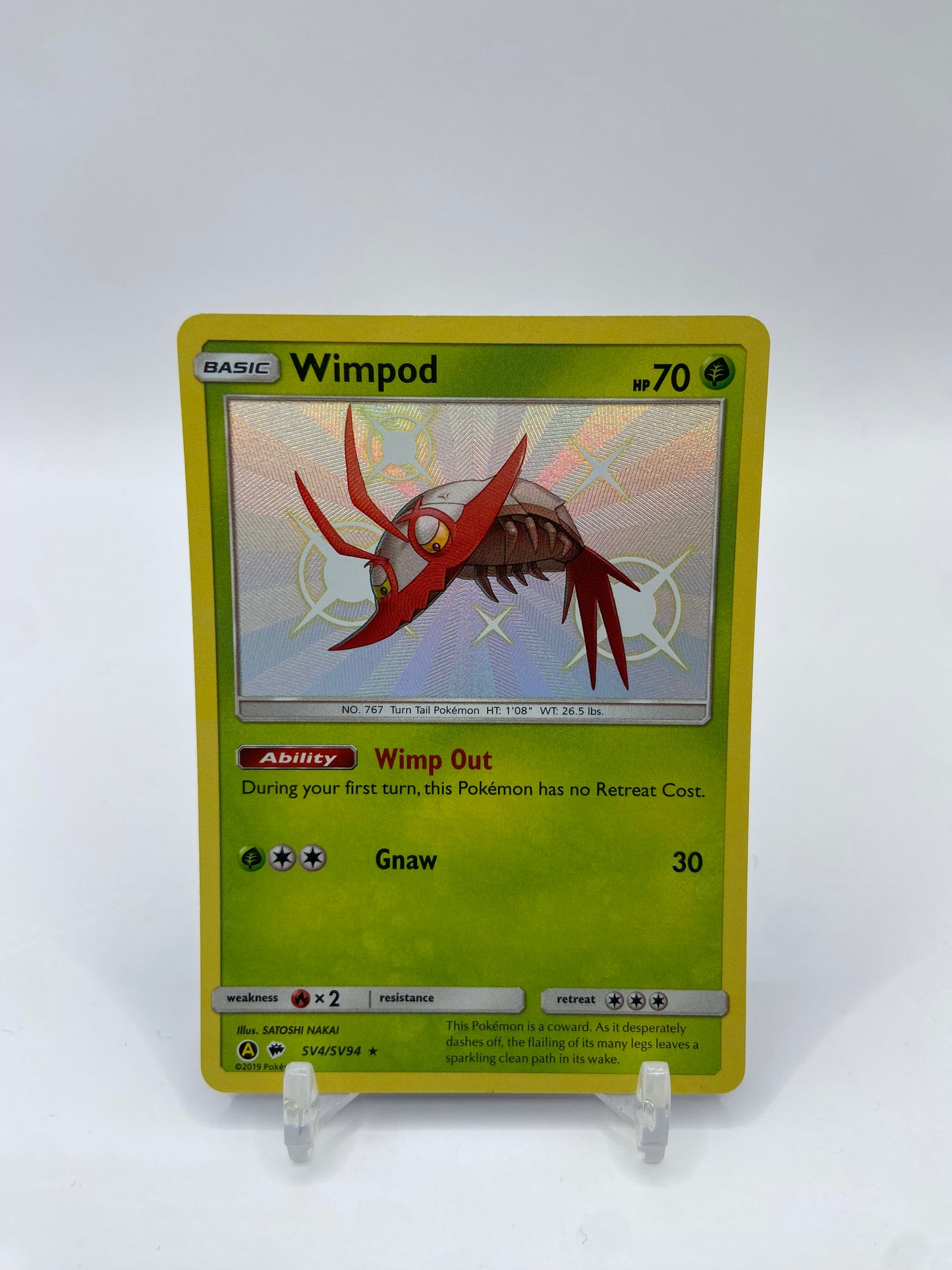 Wimpod Shiny Hidden Fates SV4/SV94