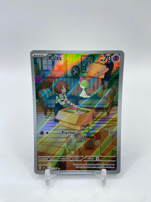 Ralts Art Rare Full Art Scarlet & Violet  211/198
