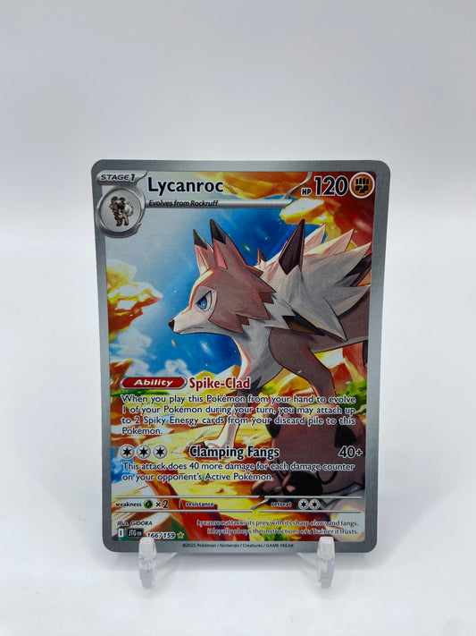 Lycanroc Art Rare Full Art Journey Together 166/159