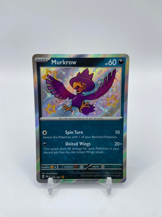 Murkrow Shiny Paldean Fates 181/091