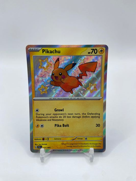 Pikachu Shiny Paldean Fates 131/091