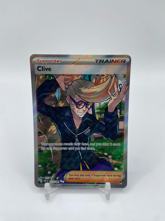 Clive Full Art Paldean Fates 227/091