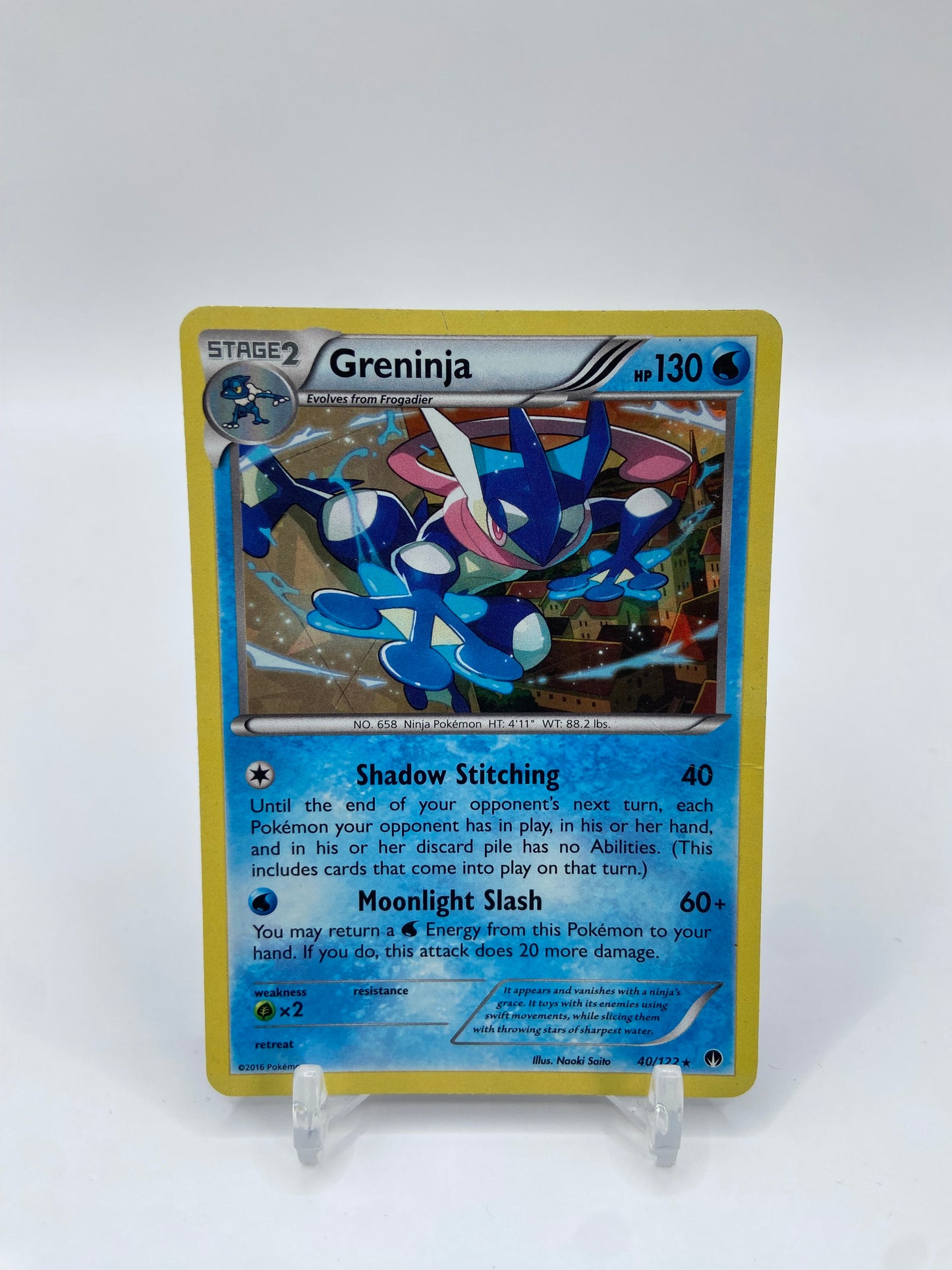 Greninja Cracked Ice Holo Theme Deck Exclusive 40/122