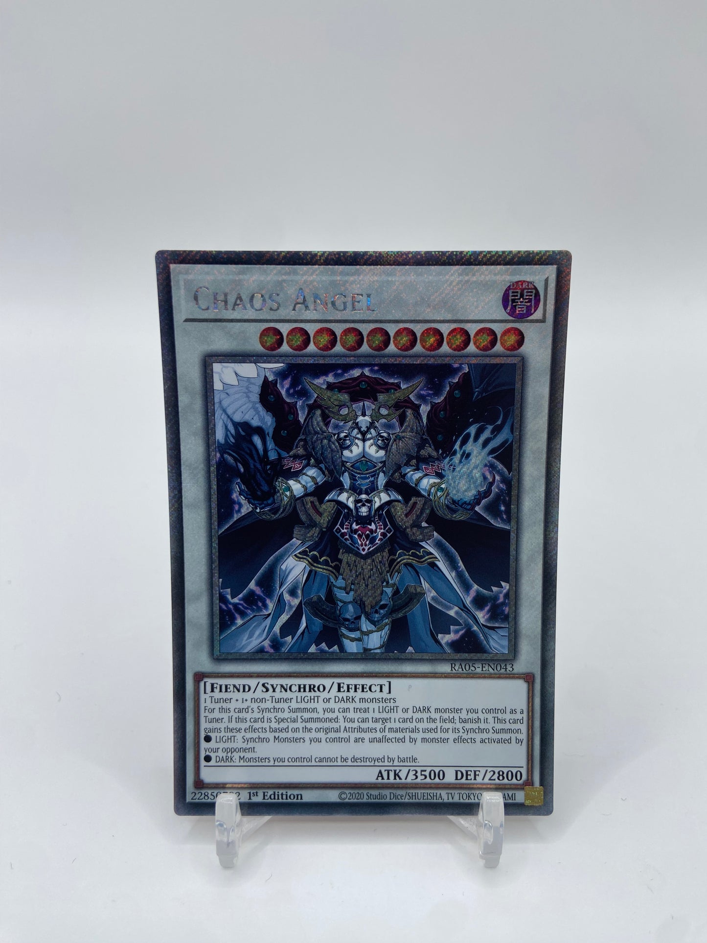 Chaos Angel (Platinum Secret Rare) Rarity Collection 5 Platinum Secret Rare RA05-EN043