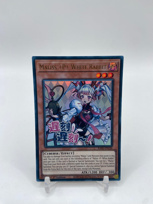 Maliss P White Rabbit Rarity Collection 5 Ultra Rare RA05-EN136
