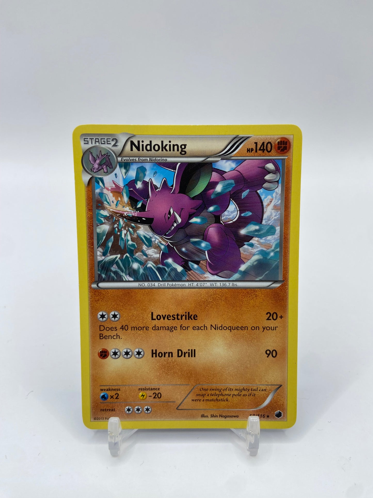 Nidoking Rare Plasma Freeze 58/118