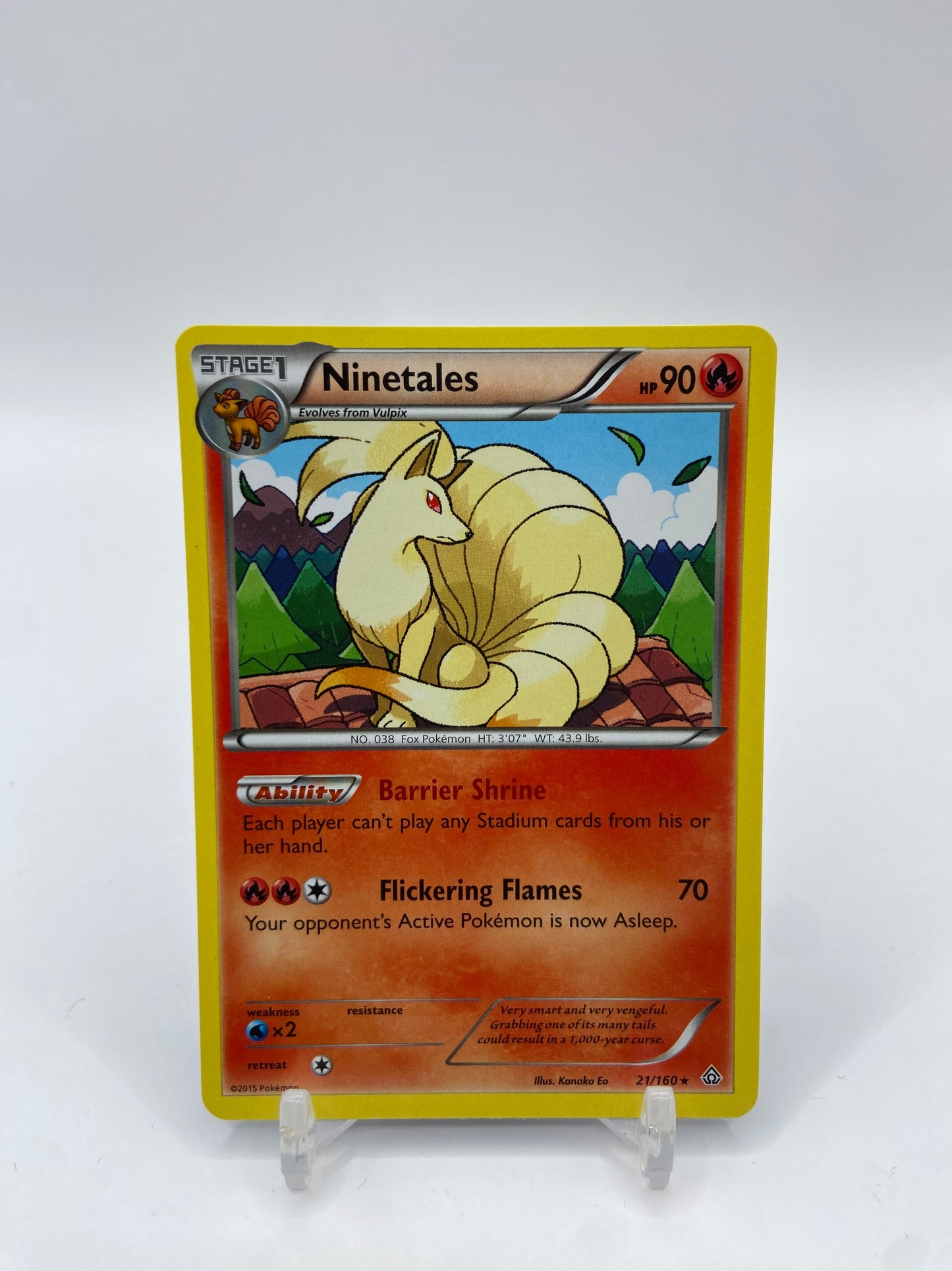 Ninetales Rare Primal Clash 21/160