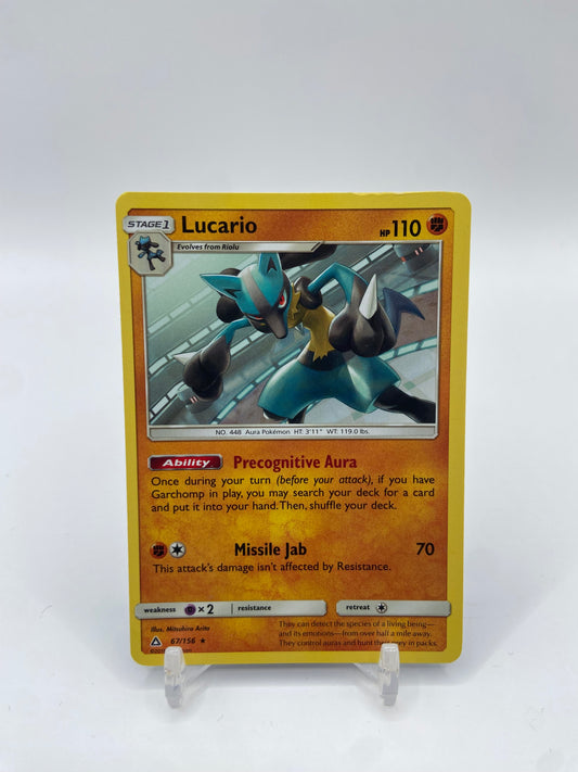Lucario Rare Non Holo Deck Exclusive Ultra Prism 67/156