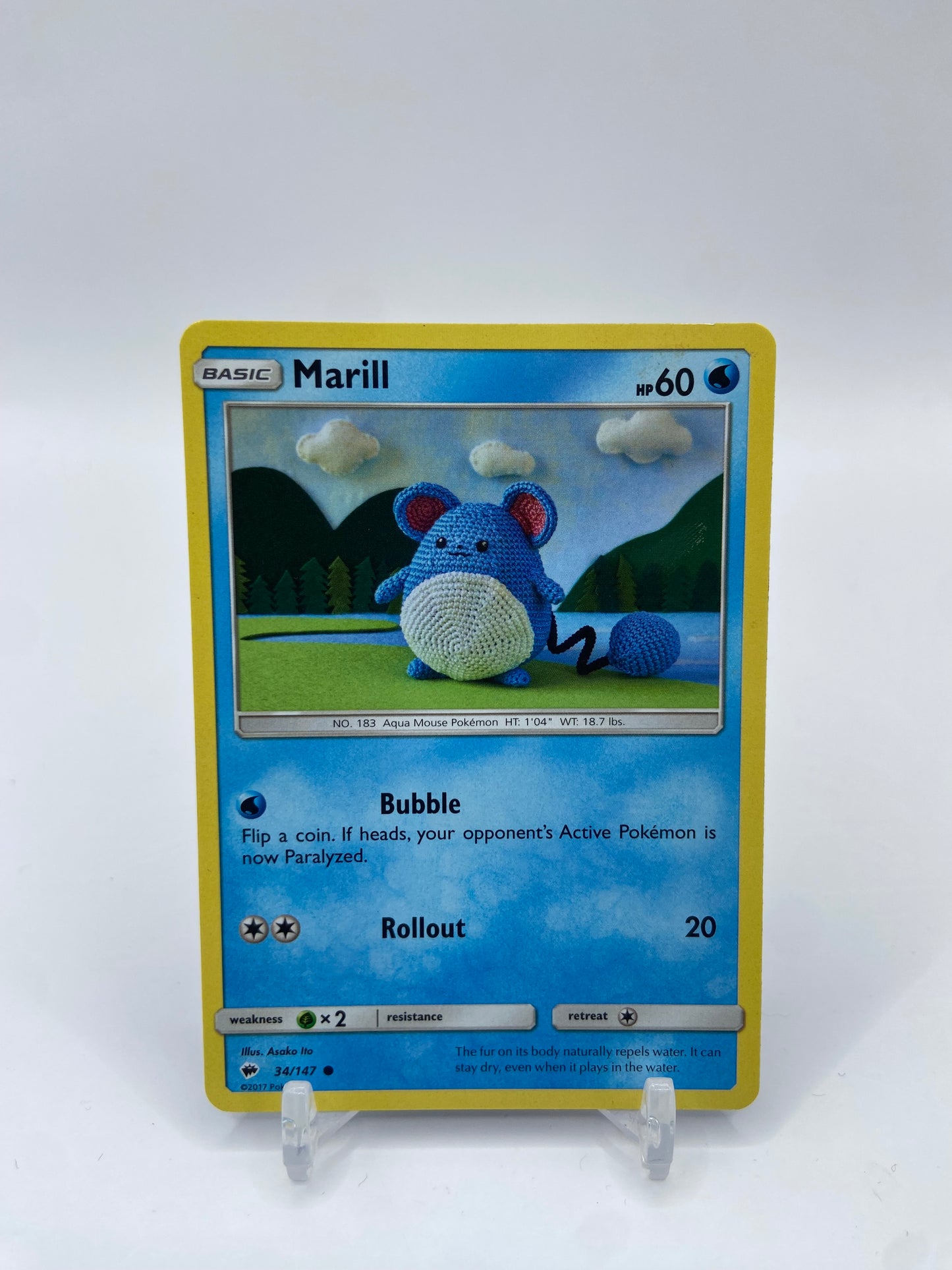 Marill Burning Shadow 34/147