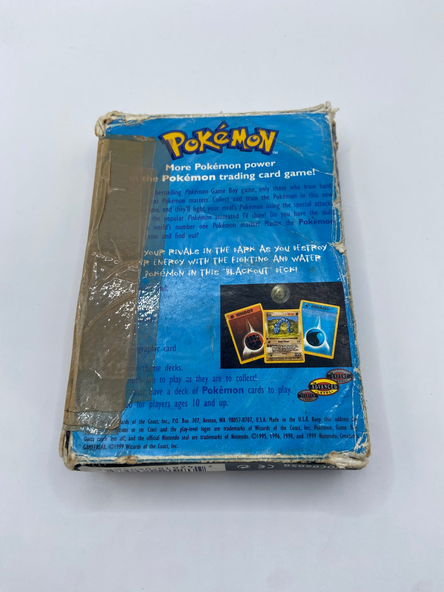 Pokemon Black Out Theme Deck & Manual ( NO CARDS )