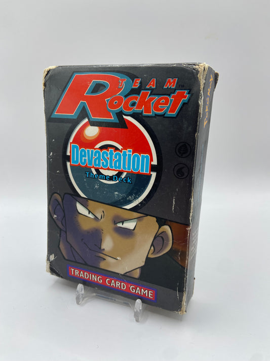 Pokemon Team Rocket Devastation Theme Deck Box ( NO CARDS)