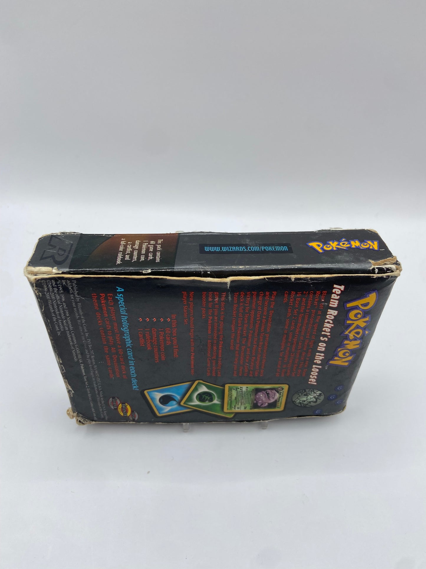 Pokemon Team Rocket Devastation Theme Deck Box ( NO CARDS)