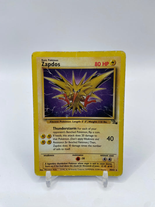 Zapdos Rare Fossil Set 30/62