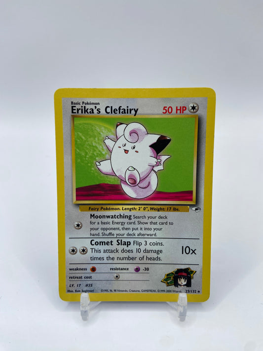 Erika's Clefairy Rare Gym Heroes 25/132