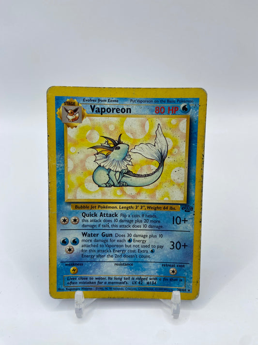 Vaporeon Rare Jungle Set 28/64