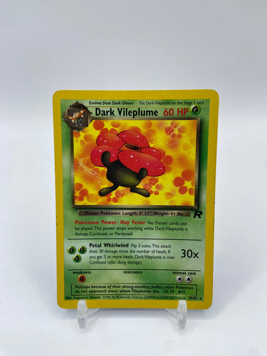 Dark Vileplume Rare Rocket Set 30/82