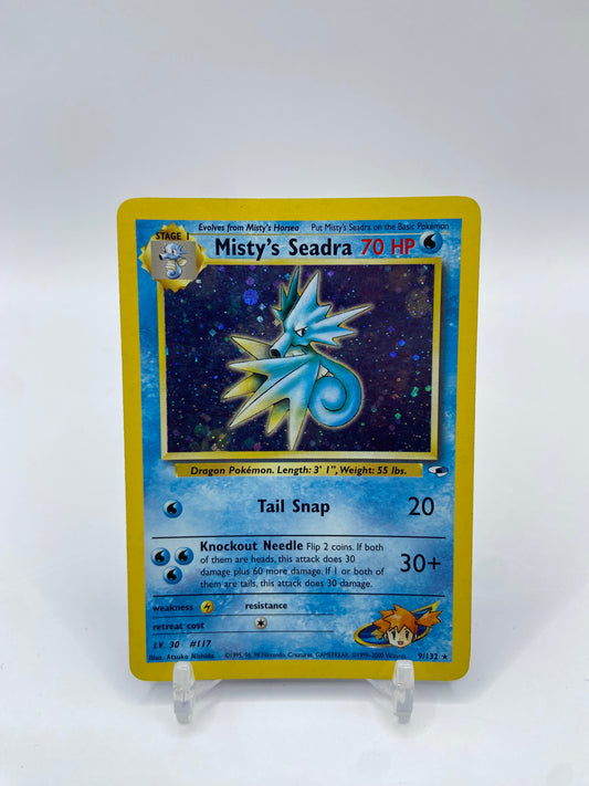 Misty's Seadra Holo Gym Heroes 9/132