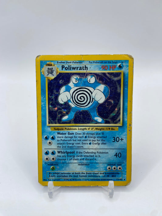 Poliwrath Holo Base Set 13/102