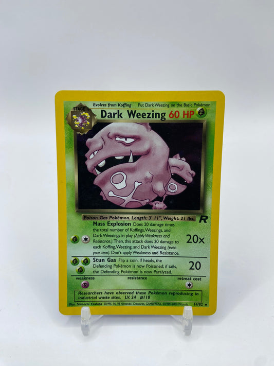 Dark Weezing Holo Rocket Set 14/82