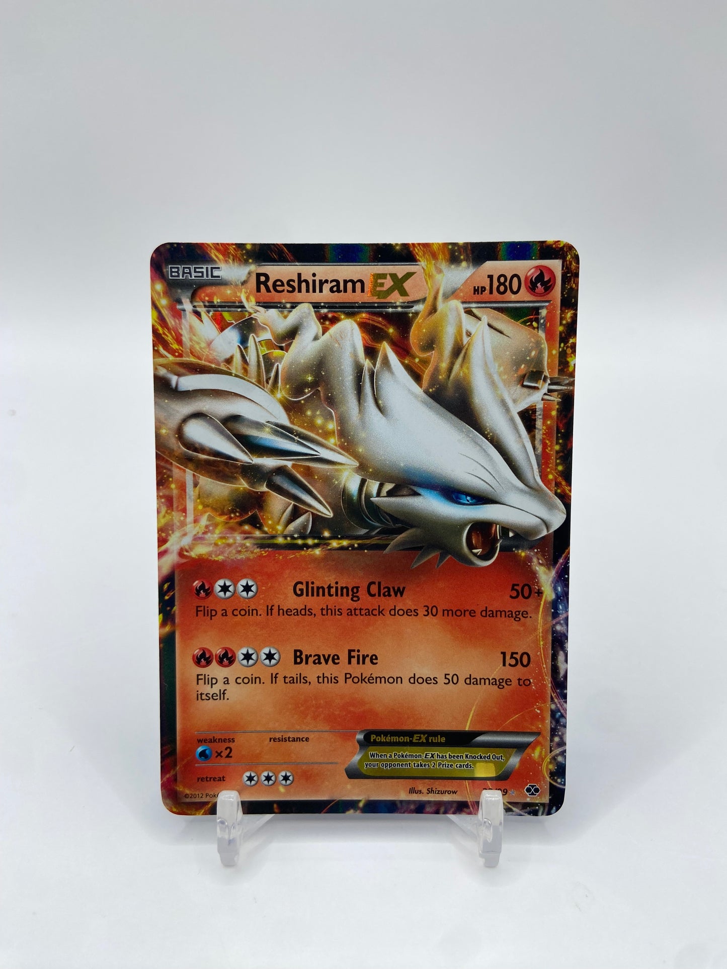 Reshiram Ex Next Destines 22/99