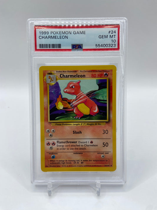 Charmeleon Base Set PSA 10 ( Cracked Case )