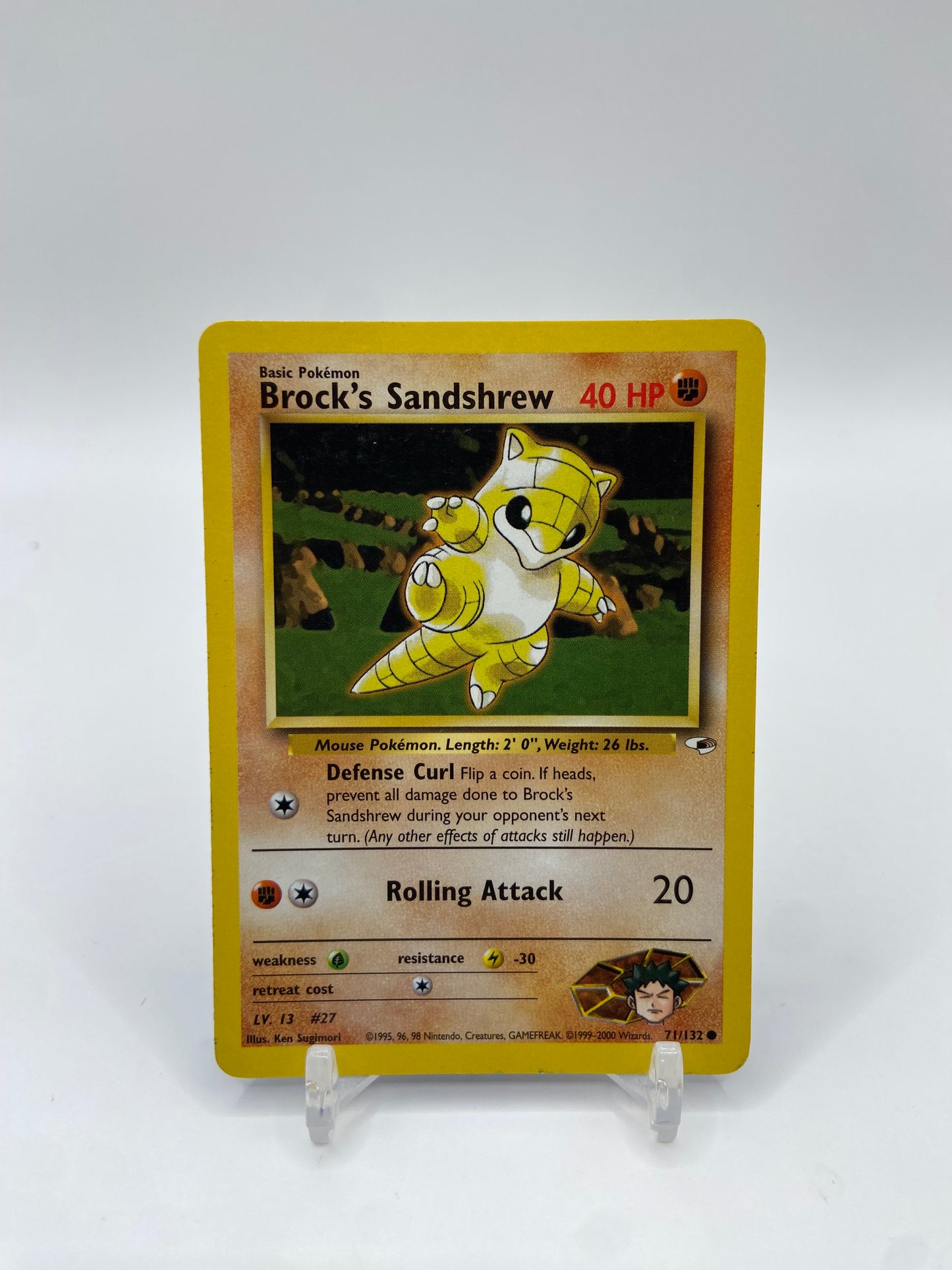 Brock's Sandshrew Gym Heroes 71/132