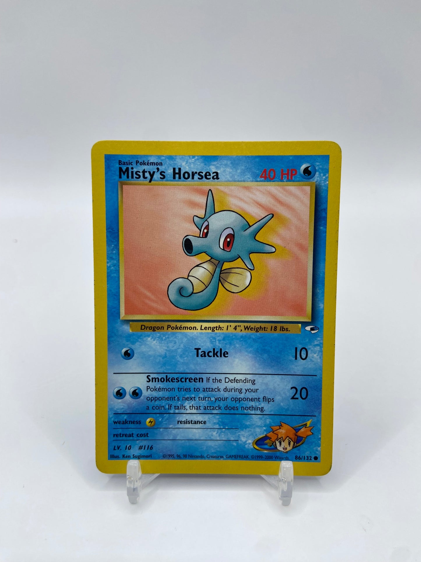 Misty's Horsea Gym Heroes 86/132