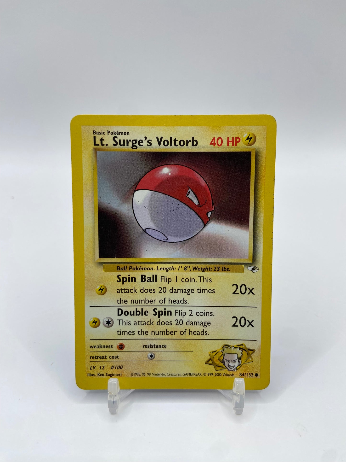 Lt. Surge's Voltorb Gym Heroes 84/132