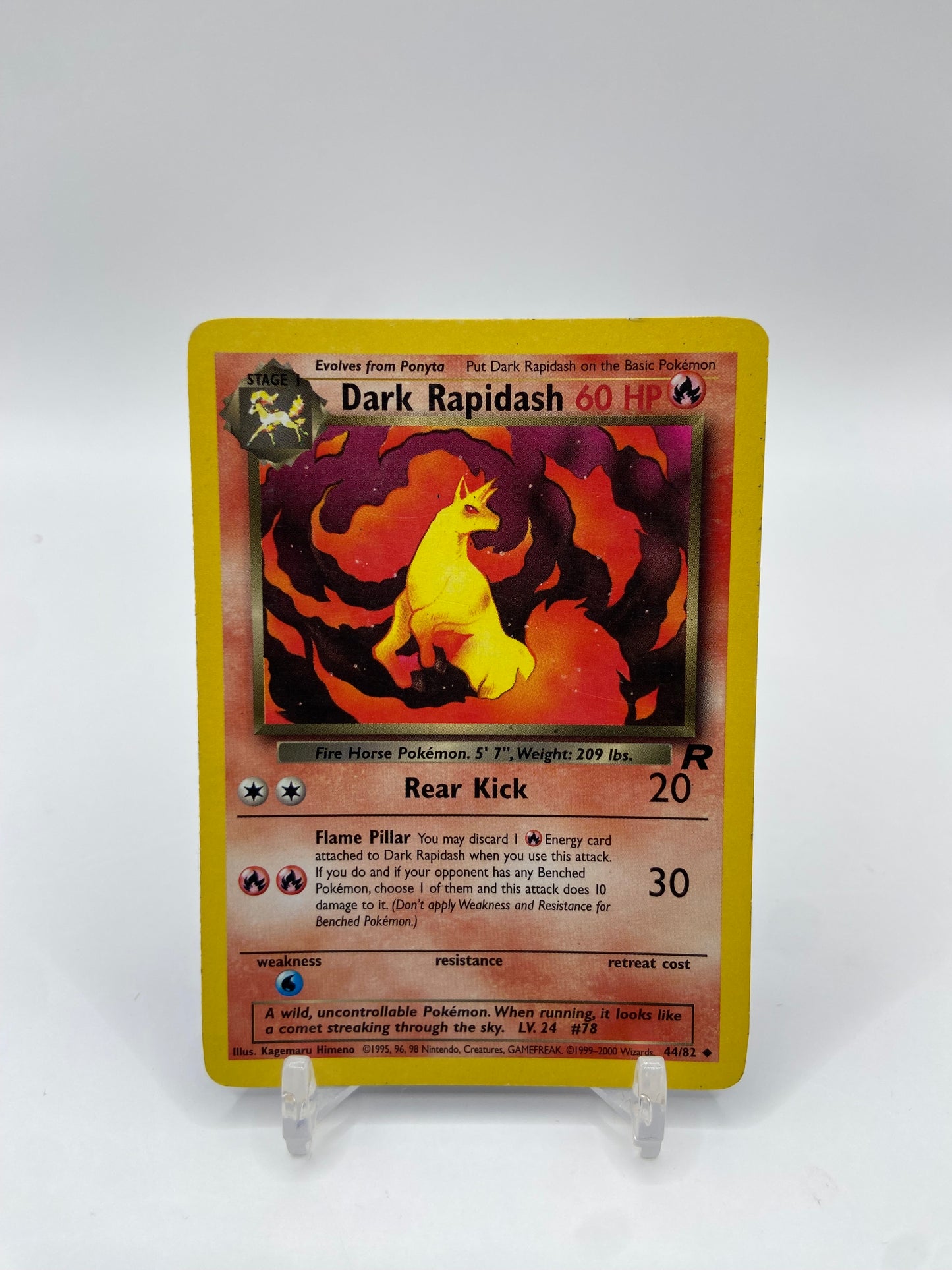 Dark Rapidash Team Rocket Set 44/82