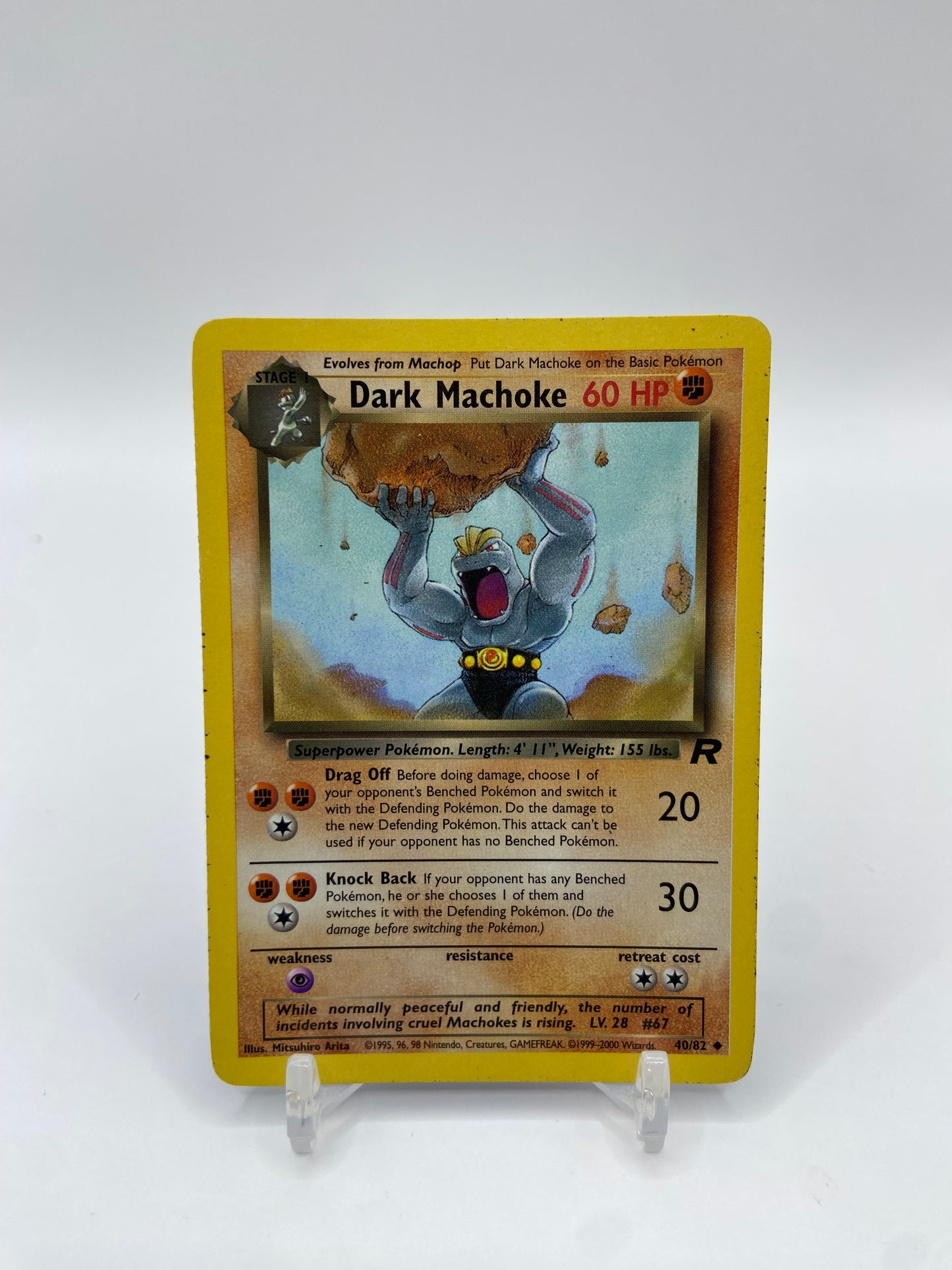 Dark Machoke Team Rocket Set 40/82