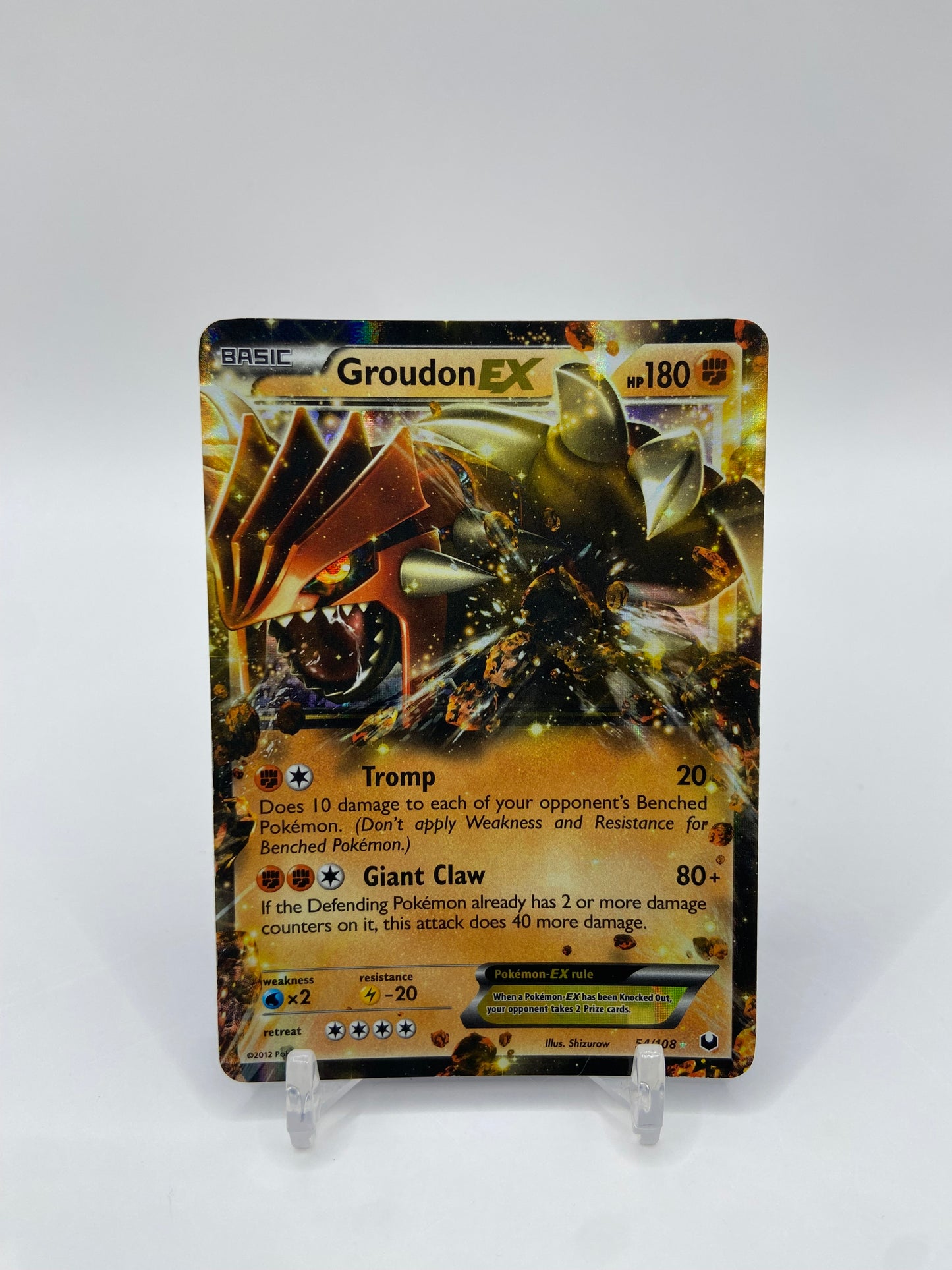 Groudon Ex Dark Explorers 54/108