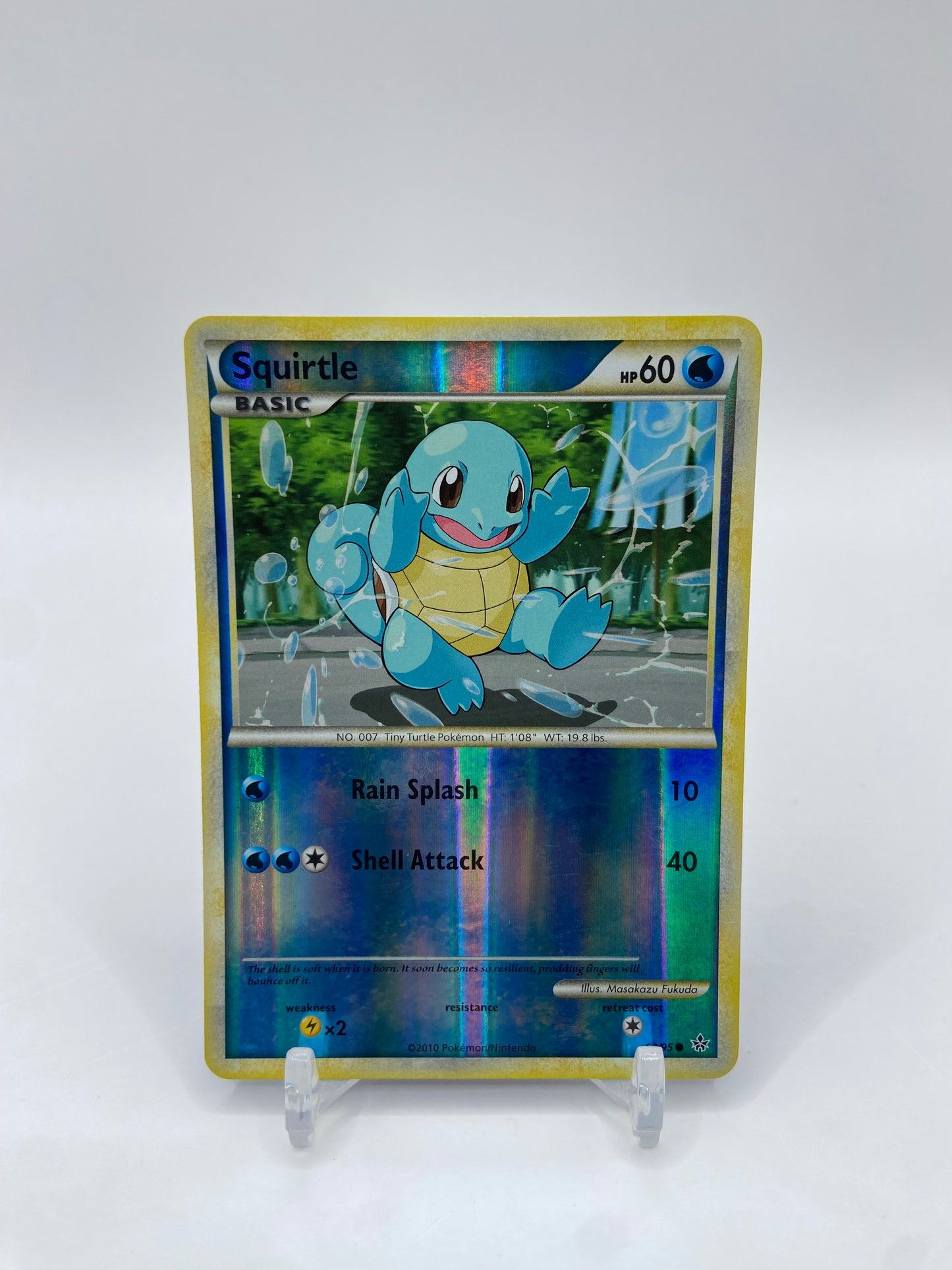 Squirtle Reverse Holo HS Unleashed 63/95