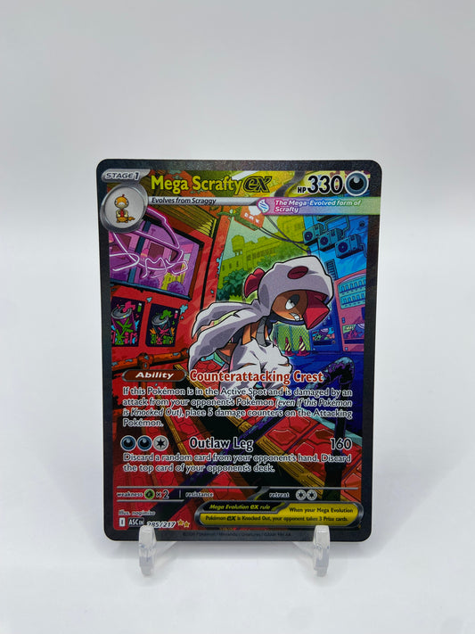 Mega Scrafty Ex Alt Art Secret Rare Ascended Heroes 285/217
